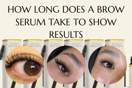 how long does a brow serum take to show results?