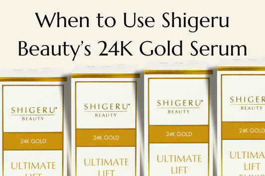 when to use 24K gold serum