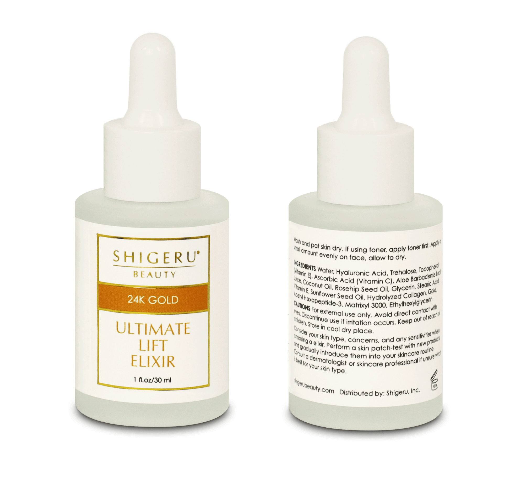 24K GOLD - Ultimate Lift Elixir - Shigeru Beauty