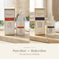 Shigeru Glow Elixir Duo: two bottles, Pure Glow Vitamin C Elixir and Hydra Glow Hyaluronic Acid Elixir