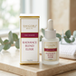 Shigeru Radiance Blend Niacinamide Elixir box and dropper bottle on a travertine spa ledge